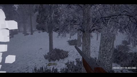 an old man hunts deer for normal yearly christmas dinner - not deer stew