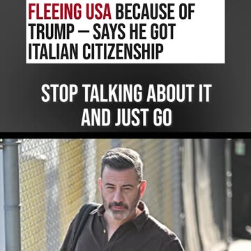 Jimmy Kimmel's TDS Is Reaching Ridiculous Levels