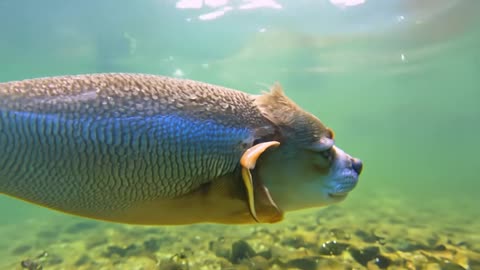 Awesome DogFish 😍 #dogfish #fish #dog #cute #viralvideo #funny #cuted...