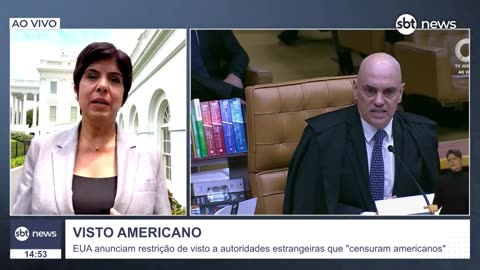 Governo Trump envia carta a Moraes em que critica bloqueio do Rumble