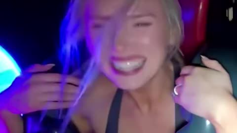 riding a roller coaster