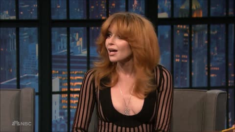 Natasha Lyonne See Thru Dress and Cleavage
