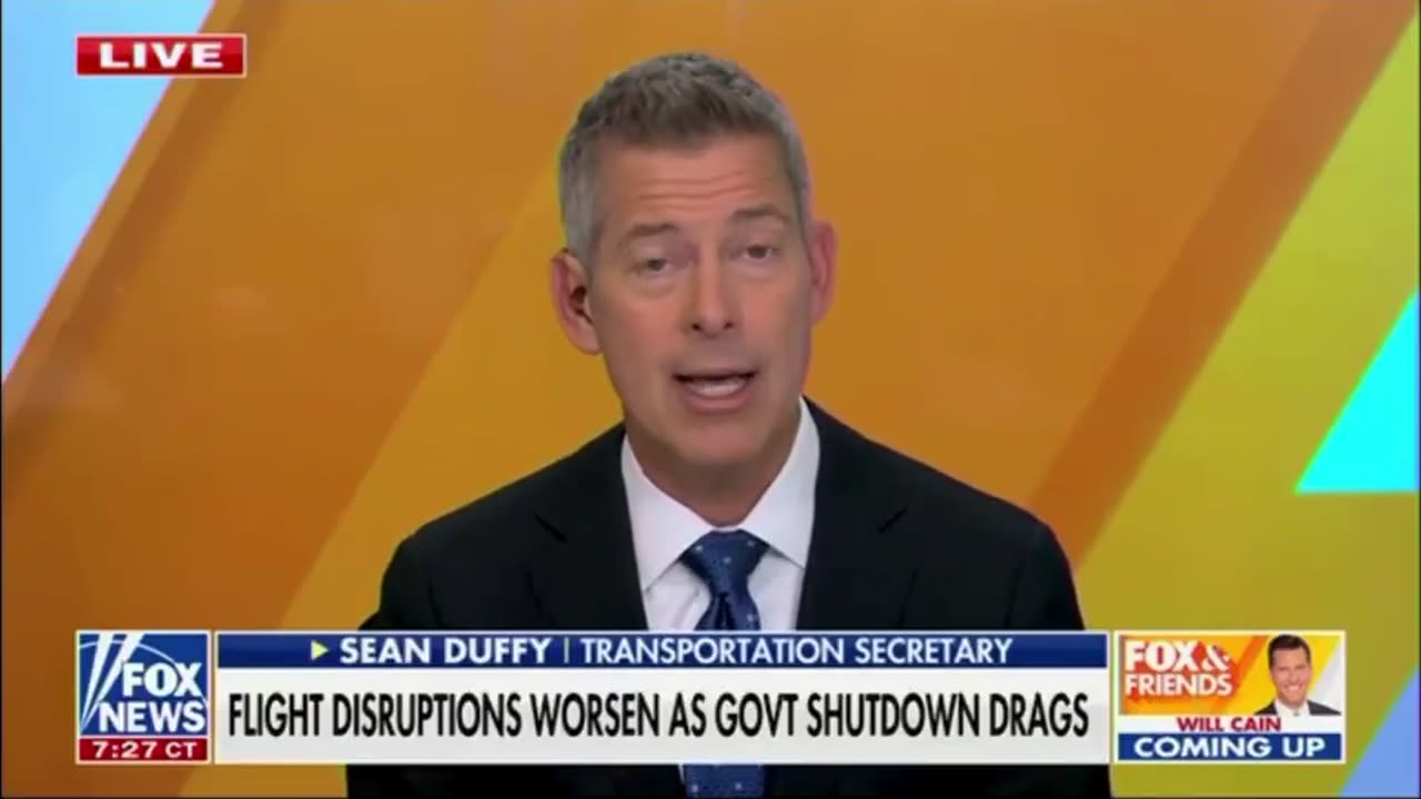 Air Traffic Controllers are not getting paid and they’ve all told me it’s really hard.