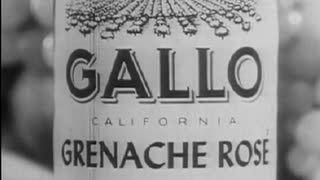 Mid 1950s - Gallo Grenache Rosé Wine Commercial