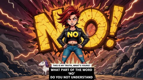 WHAT PART OF THE WORD ‘NO’ DO YOU NOT UNDERSTAND (BONUS)