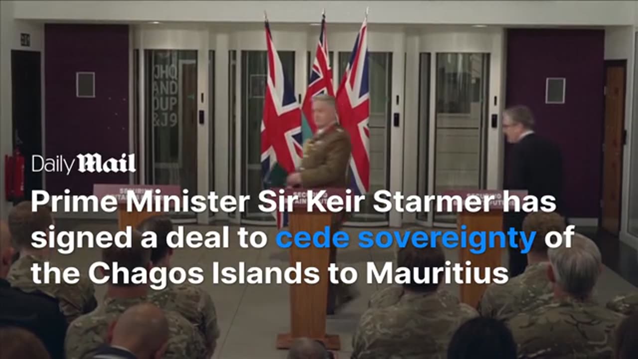 PM says signing Chagos Islands deal crucial for Britain's security