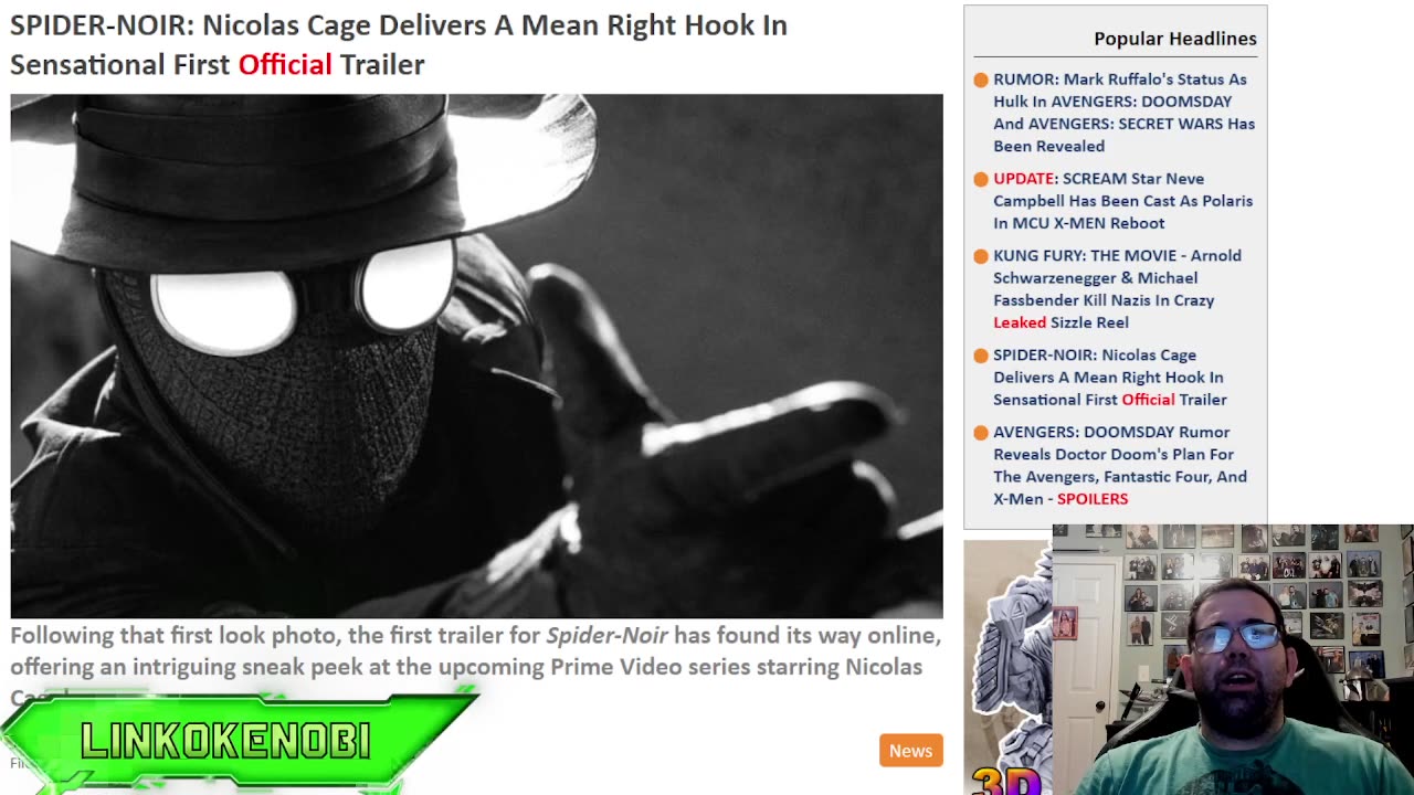 Spider Noir Show Gives Us A Teaser Video And A Picture Of Spider Man Noir