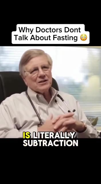 Why doctors don't talk about fasting...
