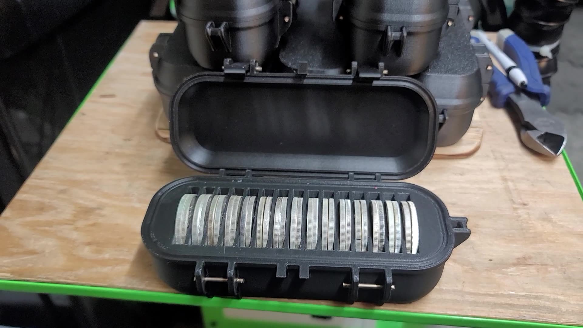 Silver stacker box