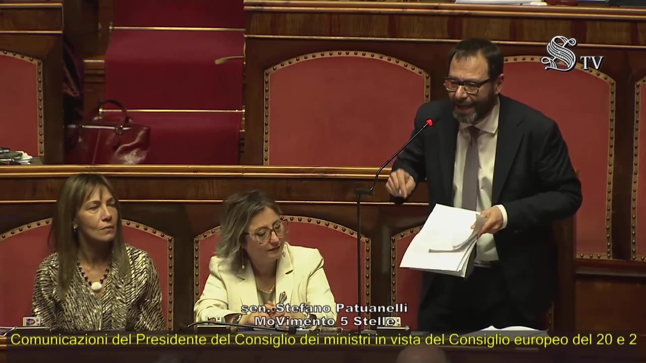 Patuanelli - Intervento in Senato (18.03.25)