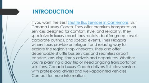 Best Shuttle Bus Services in Castlemore