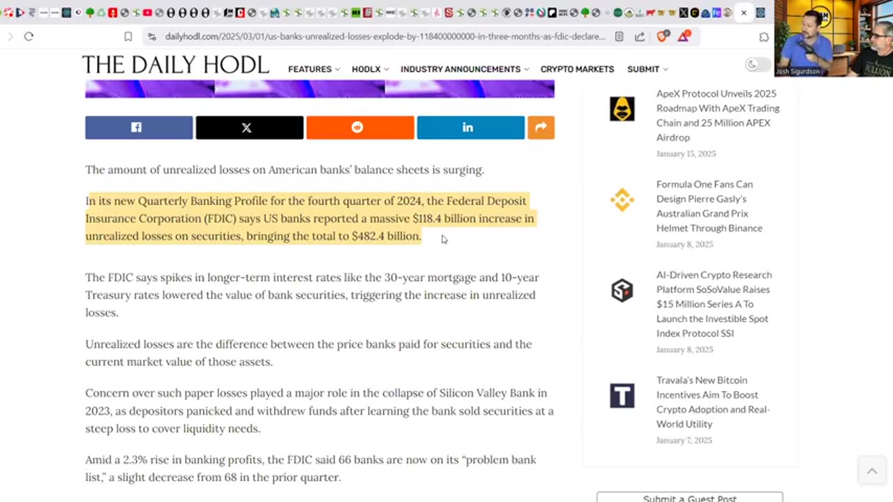 SHOCKING: HISTORIC BANK CRISIS! - Losses EXPLODE 118.4 Billion In 3 Weeks! - FDIC Issues Warning
