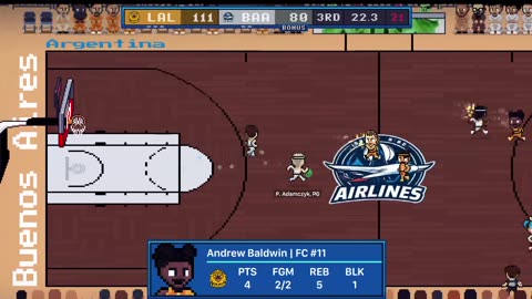 Green Hoopland Season 2: Rivals Week day 29 (20-4) LA Legends @ (15-7) Buenos Aires Airlines