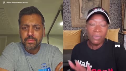 Bald headed black woman says whites stole everything from them