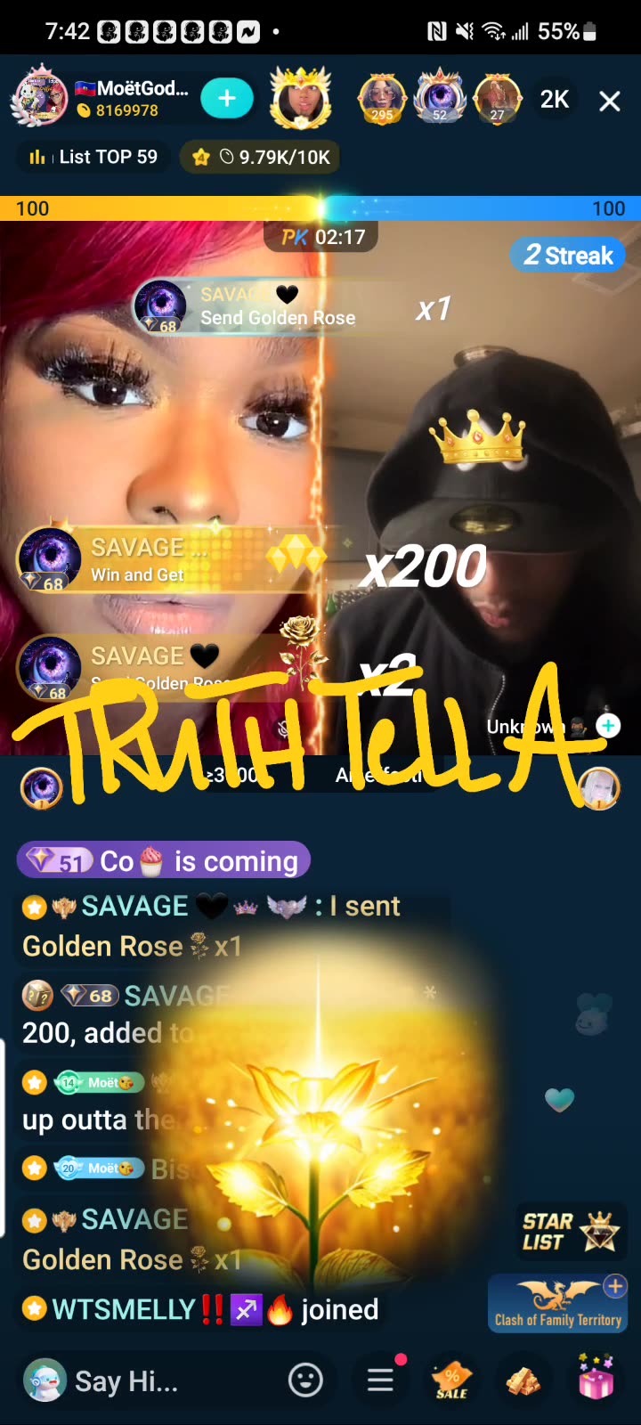 MOETGODDESS LINED UP WITH UNKNOWN ON THE RUN FROM PYT