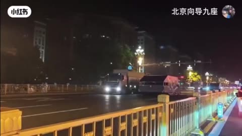 Leaked video from China: Vehicles with blue covers cause a stir. Is a new weapon coming?