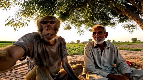 Grandpa's Hilarious Last Wish: "Delete Google History!" (Monkey Reacts!)