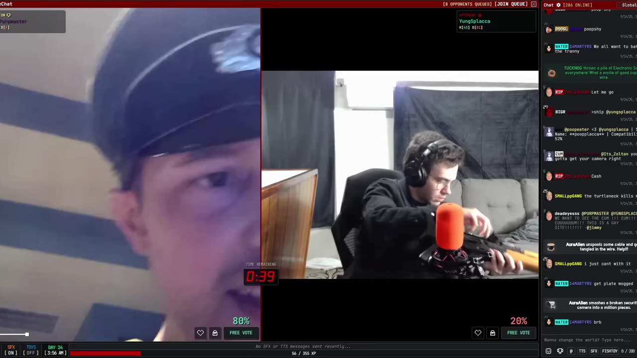 Fishtank.live Battle Chat open beta P6