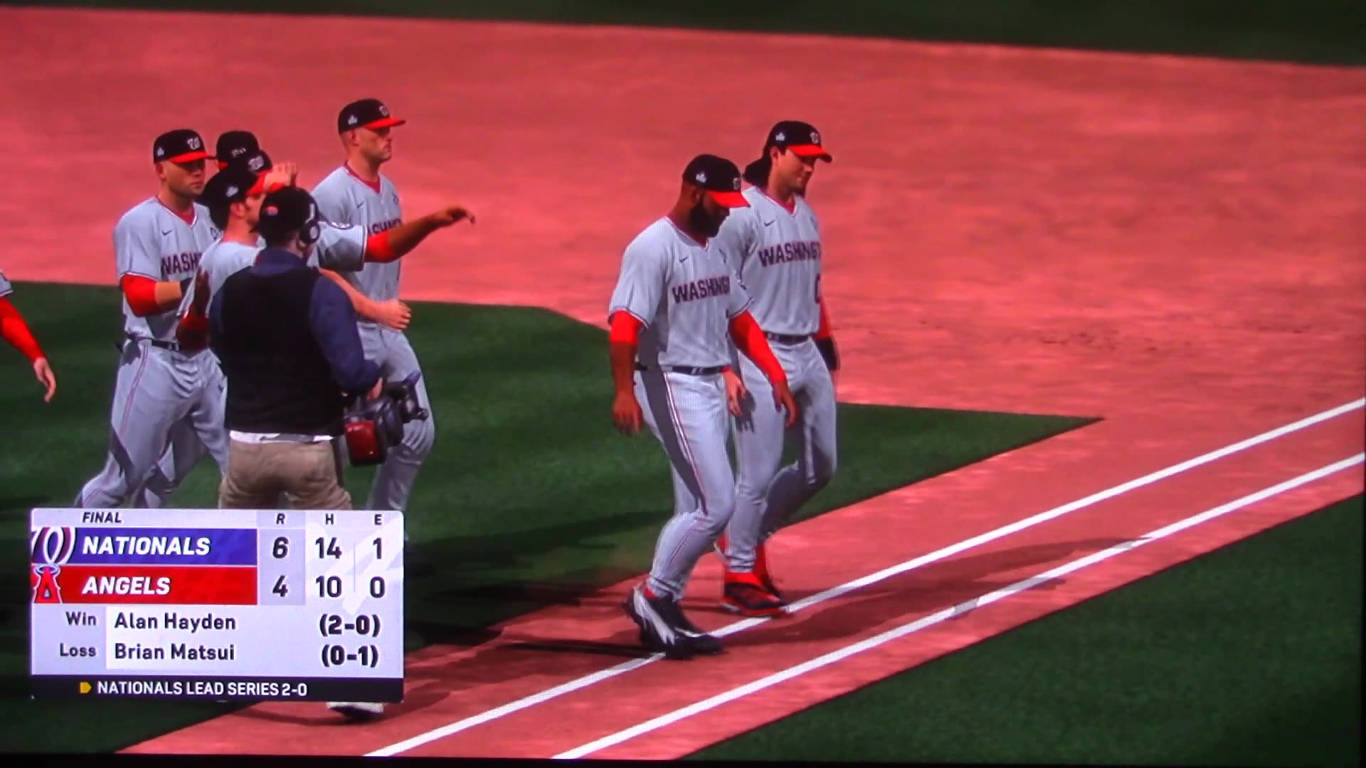 MLB The Show: Washington Nationals vs Los Angeles Angels (S19 World Series G2)