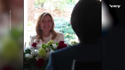 Japanese PM sings Happy Birthday in Italian to Meloni in an unexpected birthday party