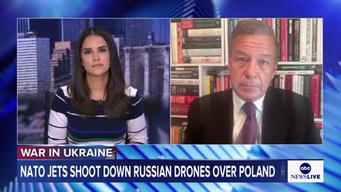 Russian drones over Poland 'fits the pattern' of Putin, expert says