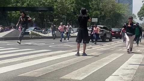 Godzilla vs. Kong Filming in Mexico City
