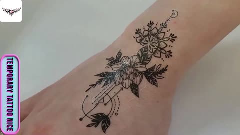 Black rose tattos#temporarytattoo #temporarytattoos #temporarytattosticker