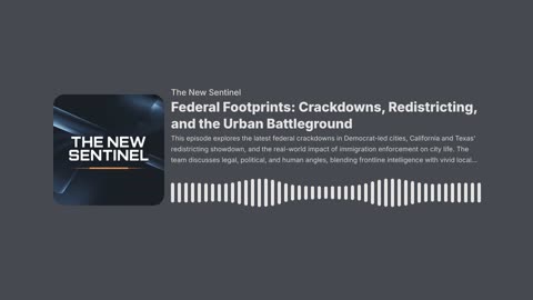 Federal Footprints: Crackdowns, Redistricting, and the Urban Battleground