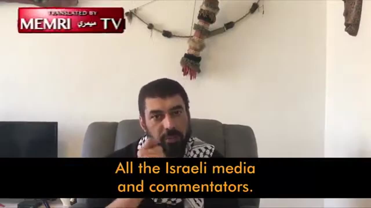 Palestinian activist in a message to Israel!