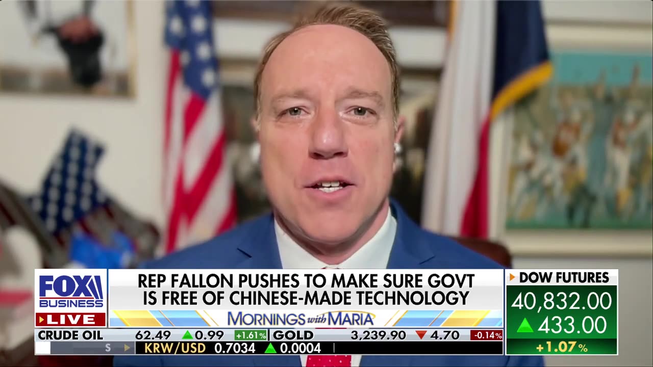 'THAT'S JUST SIMPLE': Rep. Pat Fallon sounds off on overreliance of China