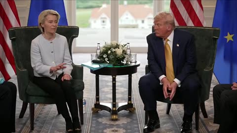 President Trump Meets with European Union President