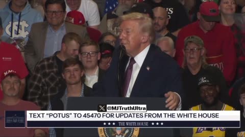 President Trump: President Trump laughs as he said when the Biden FBI raided Mar-A-Lago,