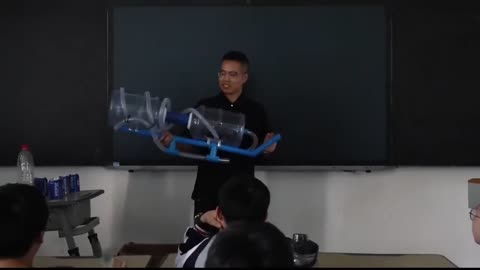 Guy builds a plasma cannon out of two water jugs