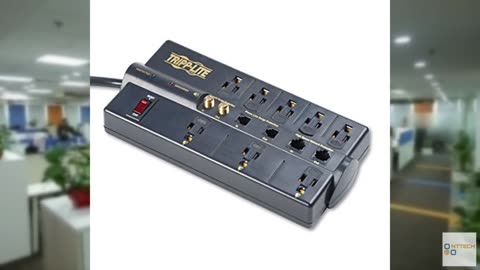 Tripp Lite TLP810NET Protect It! 8-Outlet Surge Protector (3,240 Joules; 10ft Co