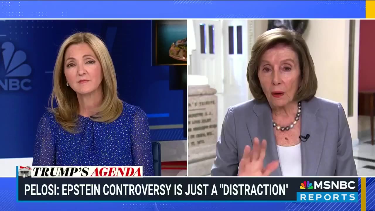 Pelosi: Jeffrey Epstein Story Is a 'Harmful' 'Distraction'