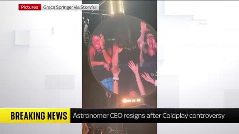 Chief executive of Astronomer Andy Byron resigns after Coldplay concert video
