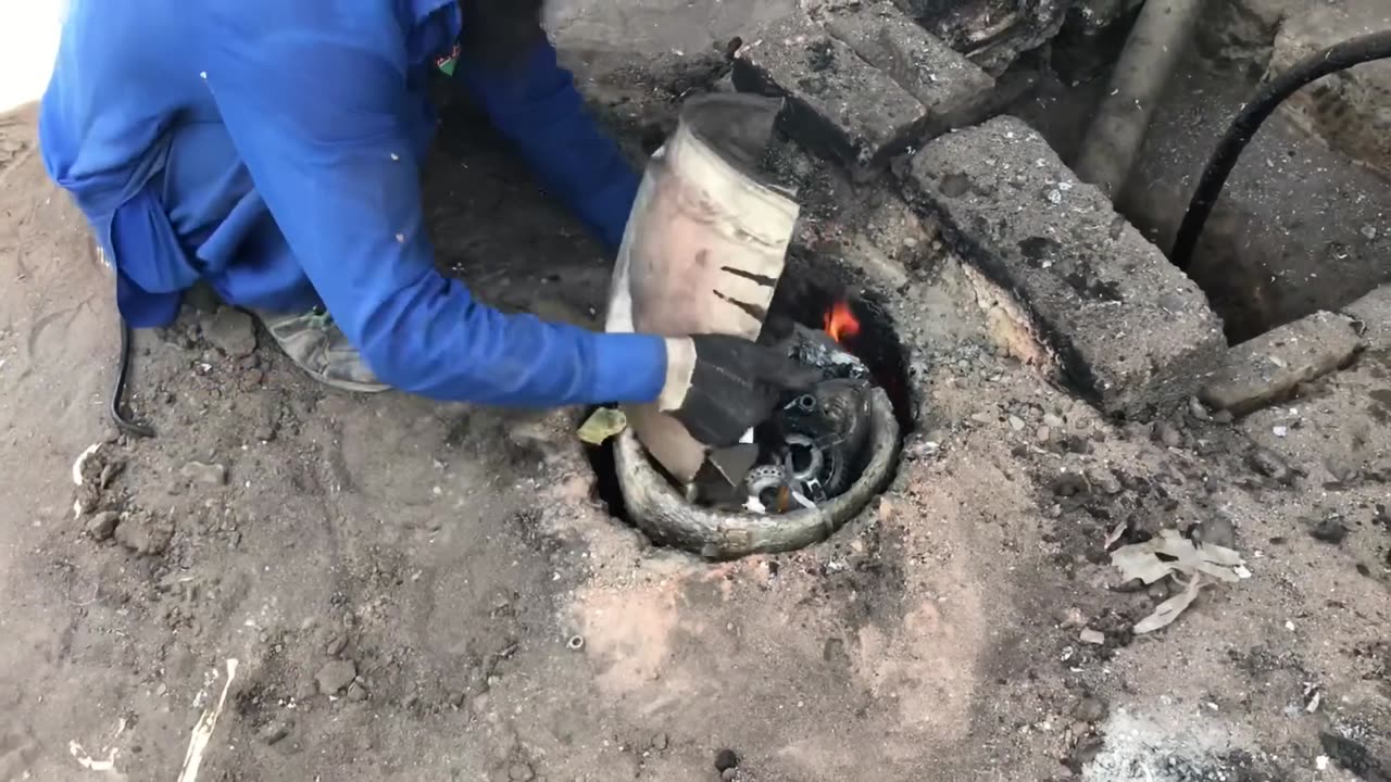 Manufacturing of Aluminium Grasso Compressor Piston How to Rebuild Engine Piston of Truck