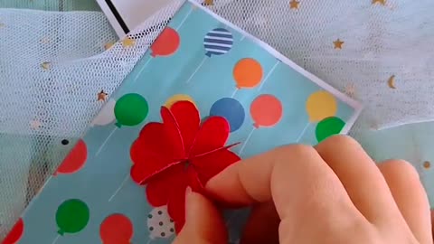 Making gift card using paper DIY Art and Craft