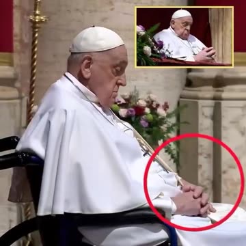 The pope with three hands