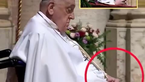 The pope with three hands