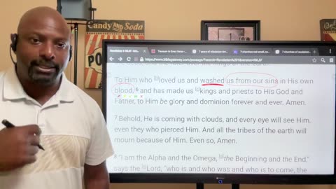 Episode 815: Revelation 1 Jesus reveals how sins are forgiven and those He loves.