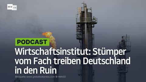 Wirtschaftsinstitut: Stümper vom Fach treiben Deutschland in den Ruin