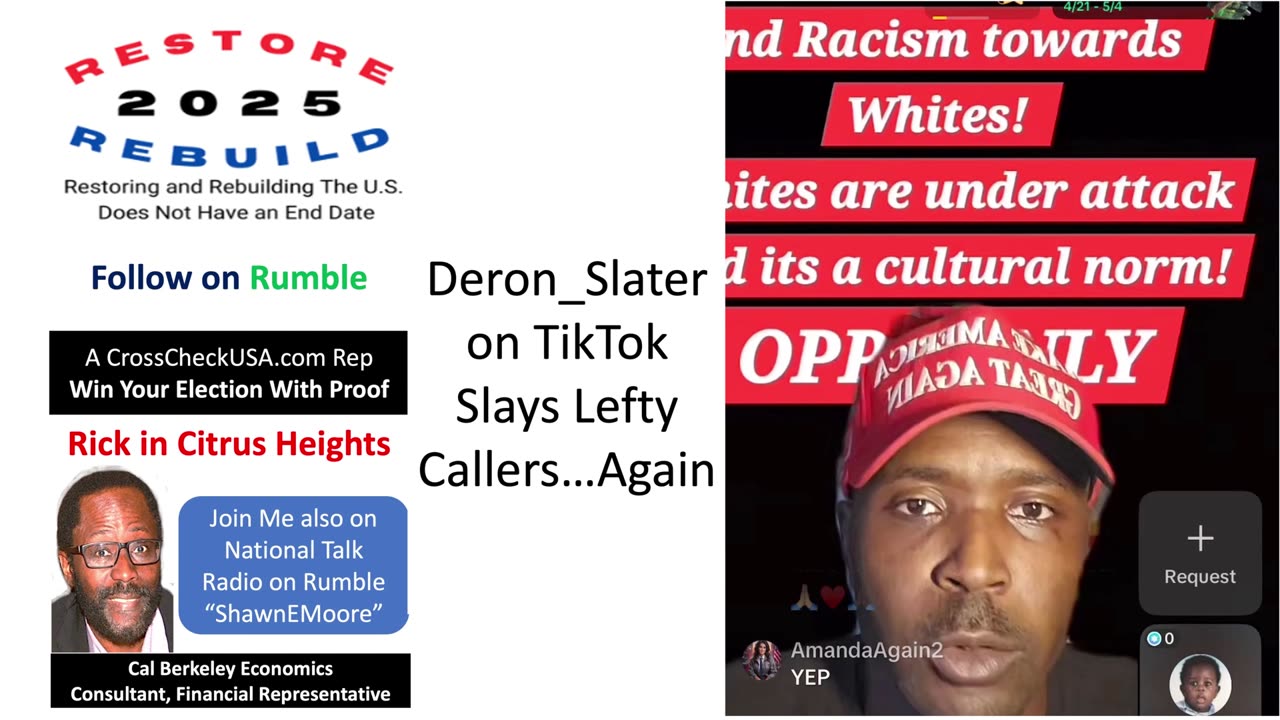 TikTok's Deron Slater Cooks Black Liberals Again...