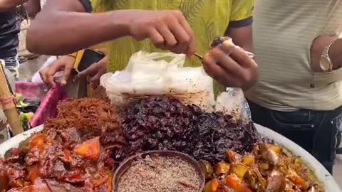 Street food in Bangladesh.