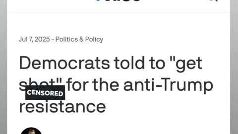 Leftist voters want their politicians to get violent, so that they can too…
