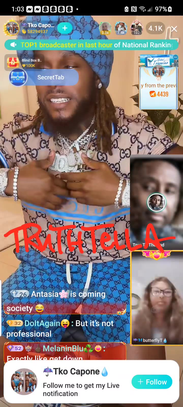 TKO CAPONE POLY AUDITIONS WITH DAREALSUPABIHH, SAVANNA, FAMOUSROYCE & NOCAP