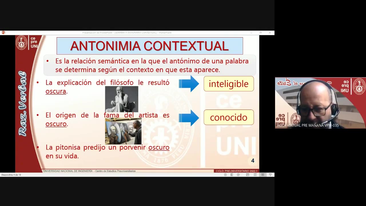 CEPRE UNI 2022 - 1 | Semana 04 | Raz. Verbal