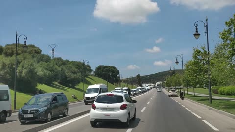 اختناق مروري ين مغوغة مشلاوة على طريق تطوان بسبب حادثة صغيرة 13 05 2025 طنجة