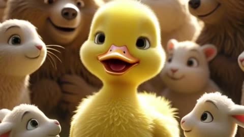 cute yellow duck