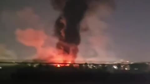 Fire at Mehrebad Airport After Israeli Airstrikes